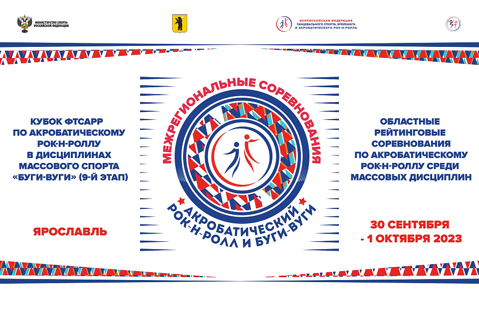 Межрегиональные соревнования по акробатическому рок-н-роллу пройдут с 30 сентября по 1 октября в Ярославле
