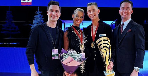Два "золота" и одно "серебро" завоевали российские пары на международных соревнованиях по танцевальному спорту