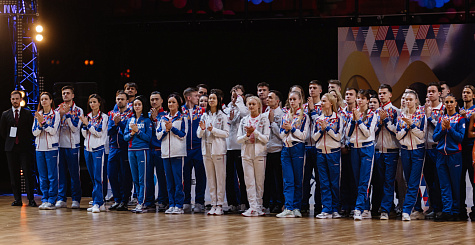 В Лужниках прошла церемония открытия чемпионата России, первенства России и всероссийских соревнований по танцевальному спорту 