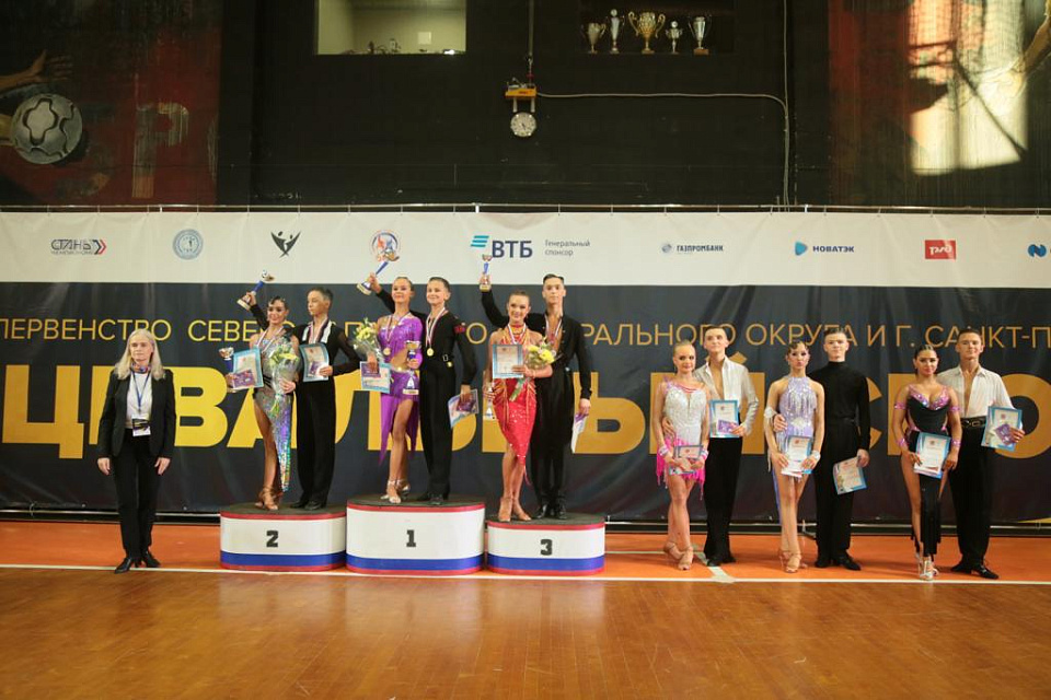 Итоги первого дня соревнований по танцевальному спорту в Санкт-Петербурге