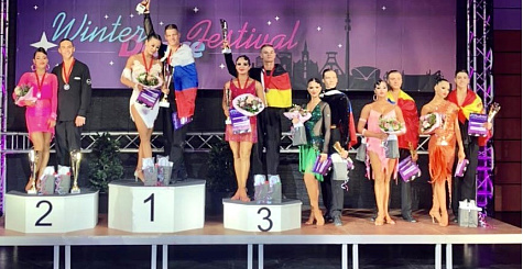 Ярослав Киселев и София Филипчук завоевали «золото» на чемпионате Европы по латиноамериканской программе