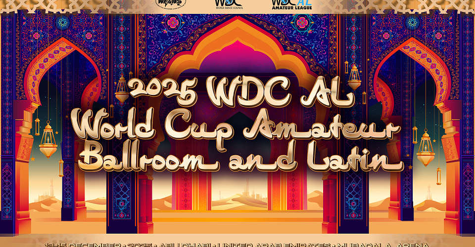 Прямая трансляция Кубка мира по танцевальному спорту из Абу-Даби 