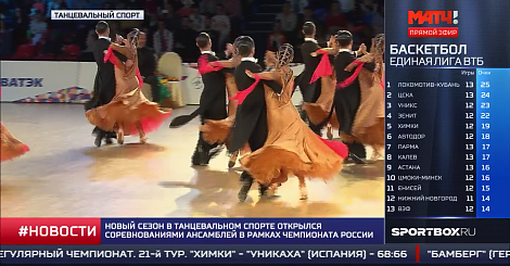 Танцевальный спорт. Первый день чемпионата России